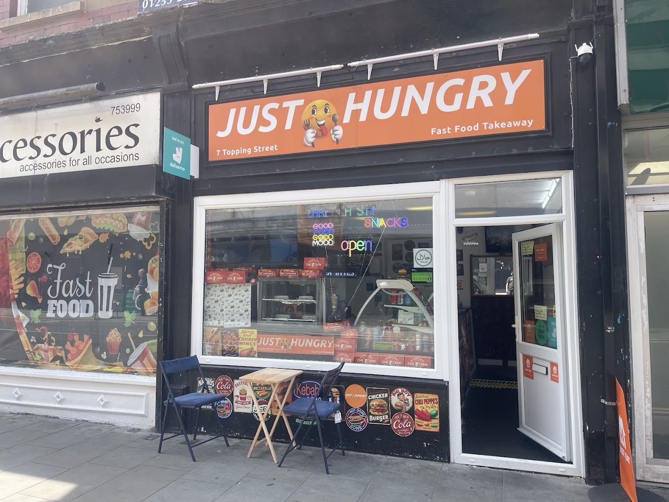 Just Hungry Blackpool storefront